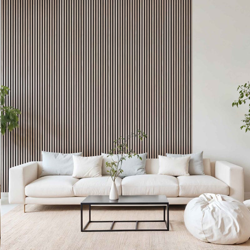 Pannelli decorativi per pareti in PVC effetto Legno 300 x 280 cm