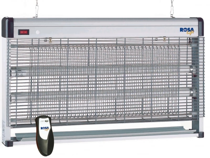 Zanzariera elettrica con telecomando 40 w Rosa Trade