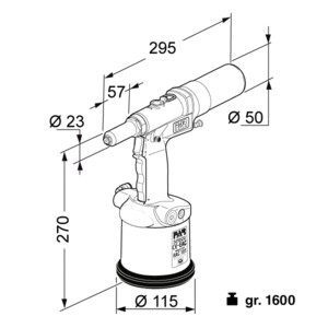 Rivettatrice Oleopneumatica Far Rac 181