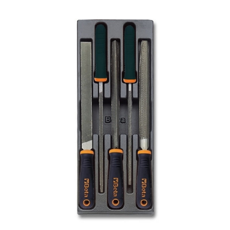 Set Di 3 Lime Per Metallo - Lima Rettangolare, Tonda E Mezzatonda Con Impugnatura In Plastica - Foto 10