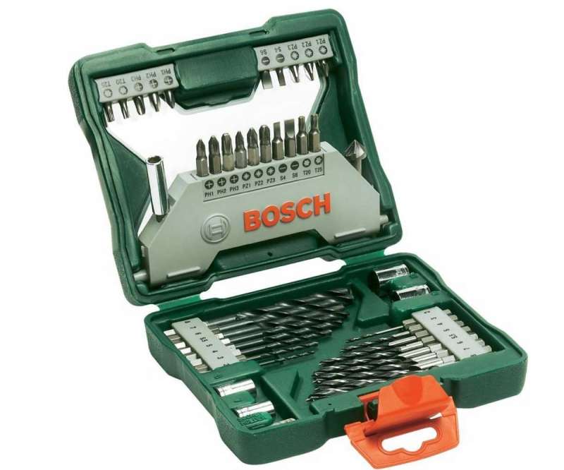 Set 43pz. di punte per foratura e bit di avvitamento X-Line Bosch