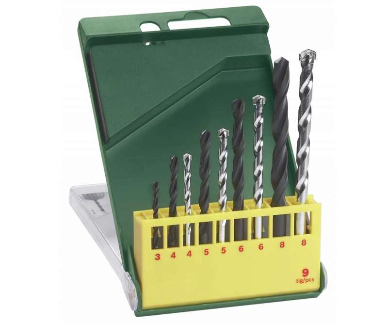Set 9pz. di punte per metallo e per cemento Bosch