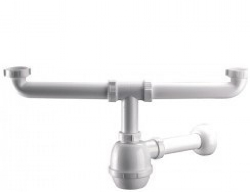 Sifone da 1''1-2 in polietilene con 2 bacini Gt Comis 162113