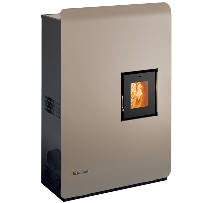 Stufa a pellet Air Wave plus 8 Kw Termovana classe A++ 