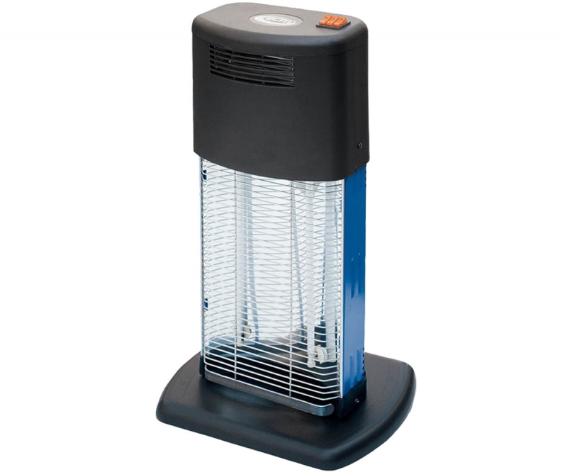 Stufa elettrica al quarzo a 2 elementi 1500 Watt TV2 ECM