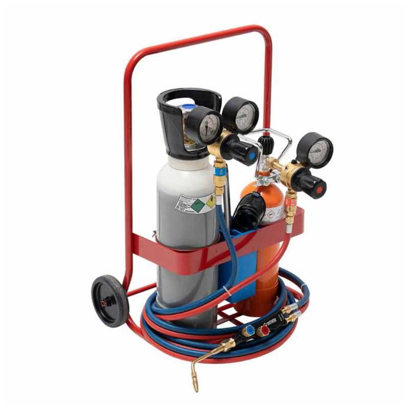 kit di saldatura portatile Ossipropanica Turbo Set Super Mini 5 Litri