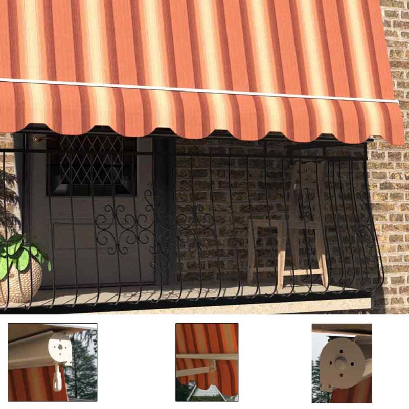 Tenda da sole a caduta con cassonetto Milano varie misure e colori Tempotest