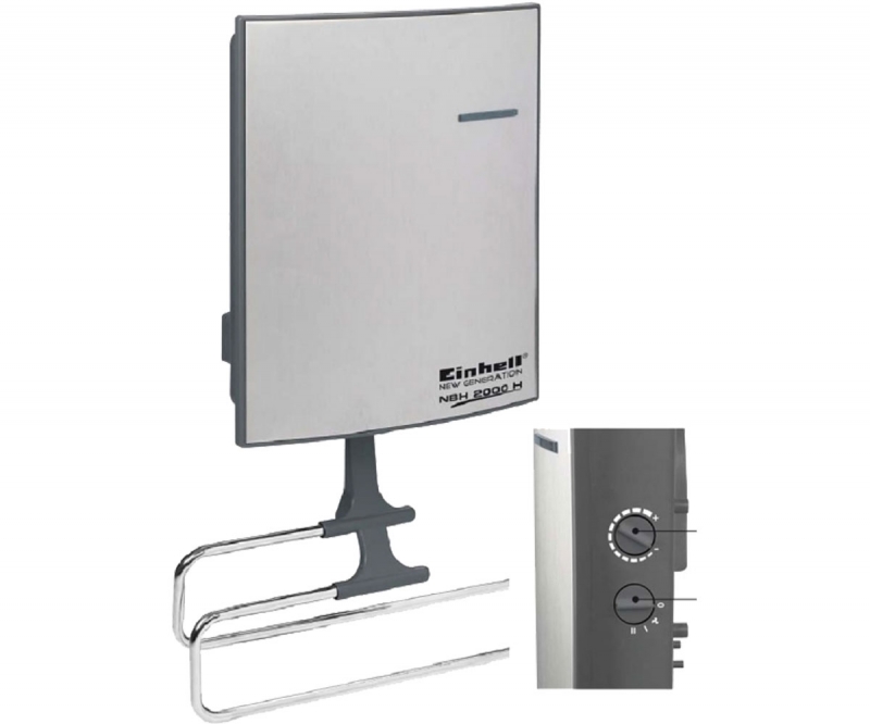 Termoconvettore con scaldasalviette 2000 Watt NPH 2000 Einhell