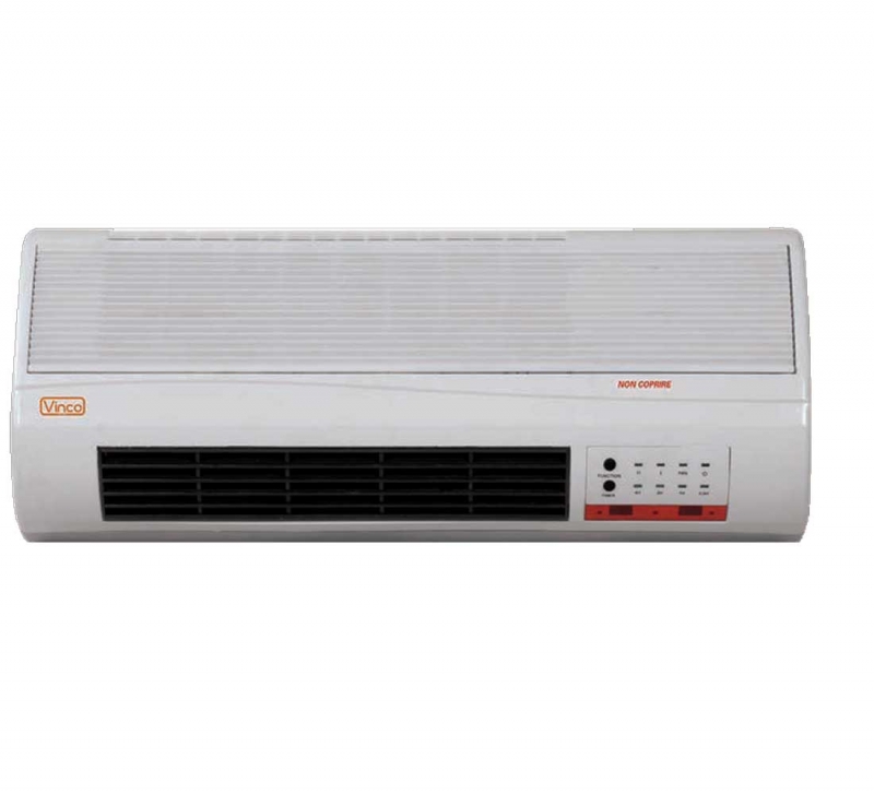 Termoventilatore elettrico a parete 2000 Watt TCWH20D Vinco 70328