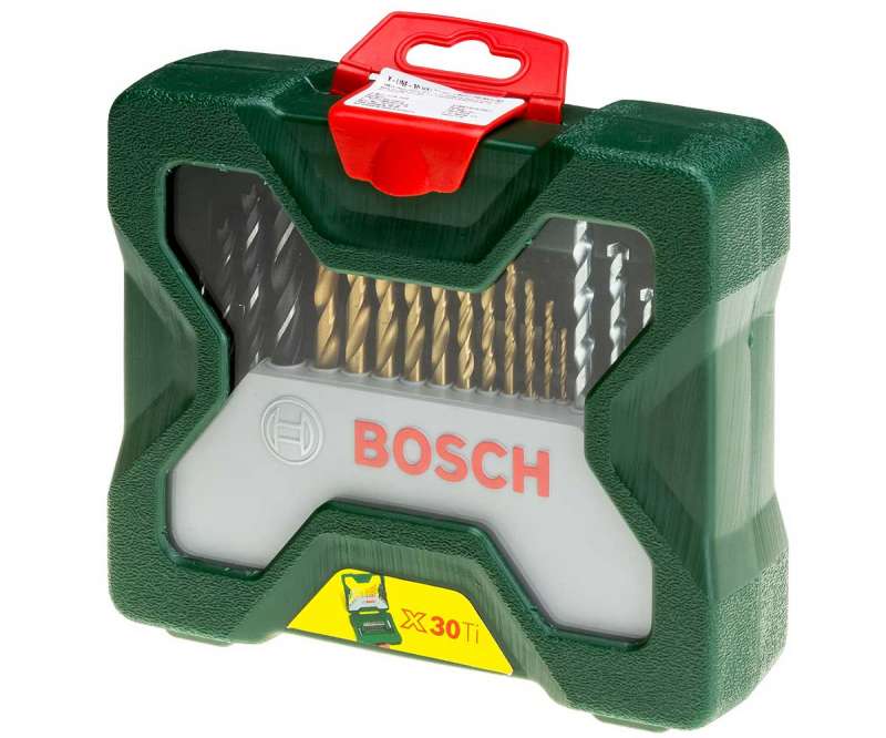 Set 30pz. di punte per foratura in titanio e bit di avvitamento Bosch