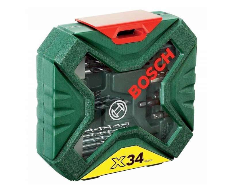 Set 34pz. di punte per foratura e bit di avvitamento X-Line Bosch