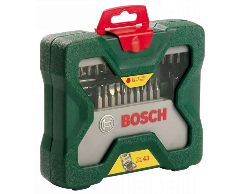 Set 43pz. di punte per foratura e bit di avvitamento X-Line Bosch