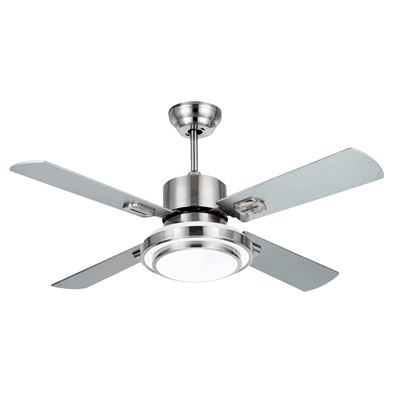 Ventilatore a soffitto 4 pale 65 Watt Argento Vinco 70932