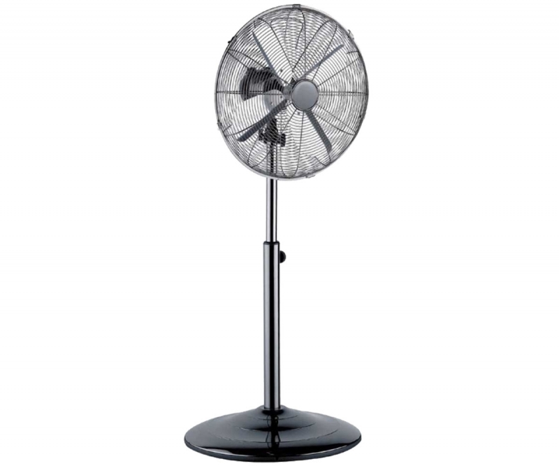 Ventilatore in metallo cromato a piantana San Giorgio 2640