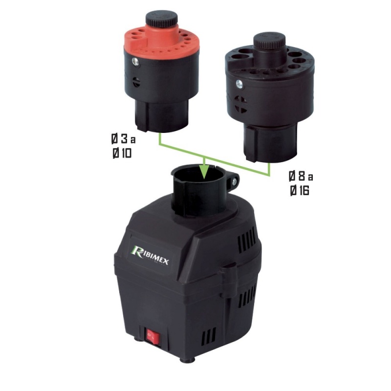 Affilapunte elettrico da 3 a 16 mm Ribimex Priaf716