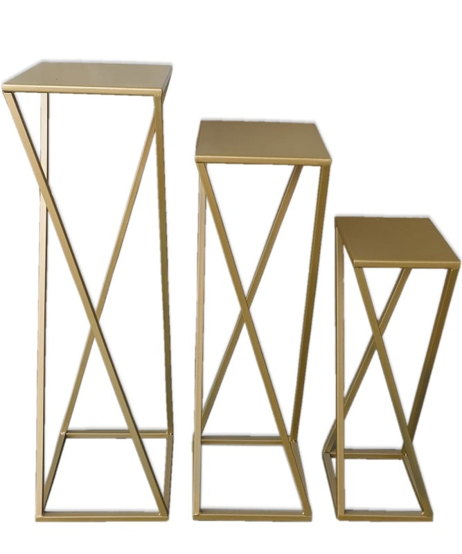 Alzate in metallo per decorazioni 3 pz Cross Prodotto artigianale Made in italy