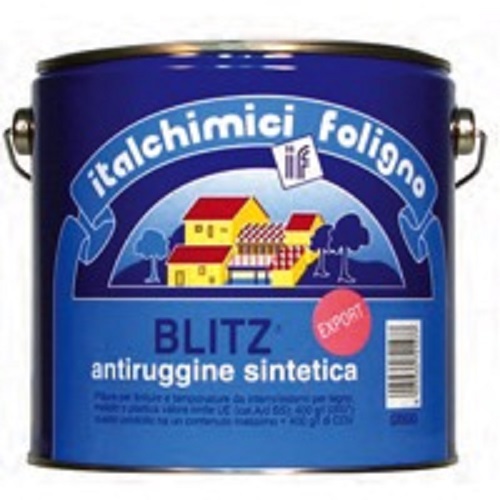 Vernice antiruggine sintetica per metalli grigio 2.5 lt