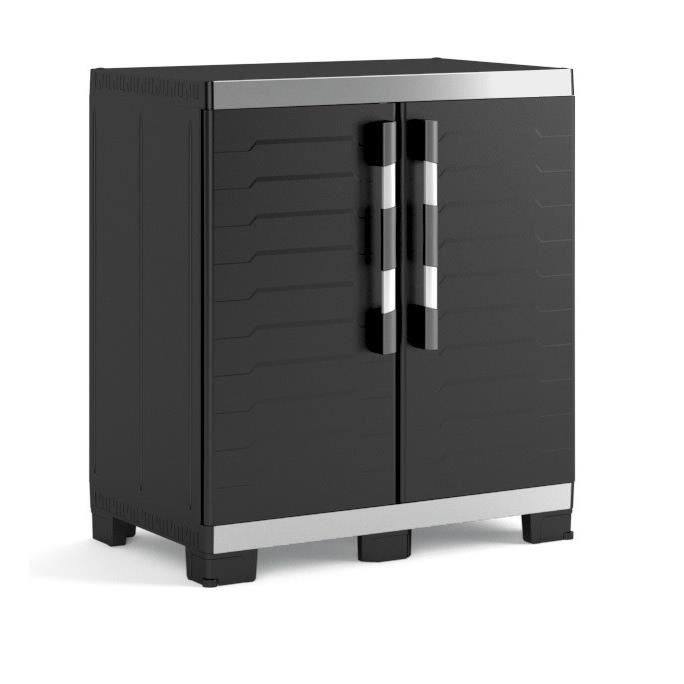 Armadio porta utensili Garage XL Keter Basso Ripiani rinforzati 1 mt