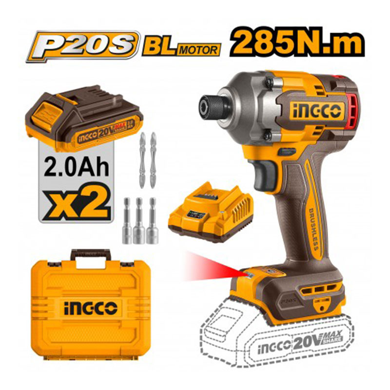 Avvitatore a impulsi 285 Nm Ingco CIRLI2028E