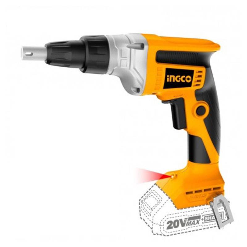 Avvitatore per Cartongesso Solo a batteria Ingco CDSLI2042006