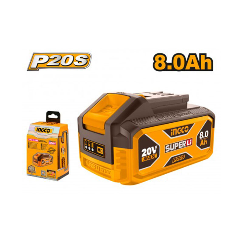 Batteria 20V 8 Ah Ingco Share litio FBLI2108