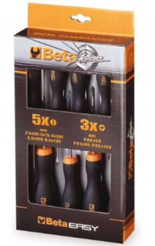 Serie di 8 giravite Beta 1203d8