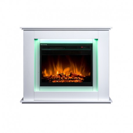 Camino Elettrico 1600w Edison Bianco