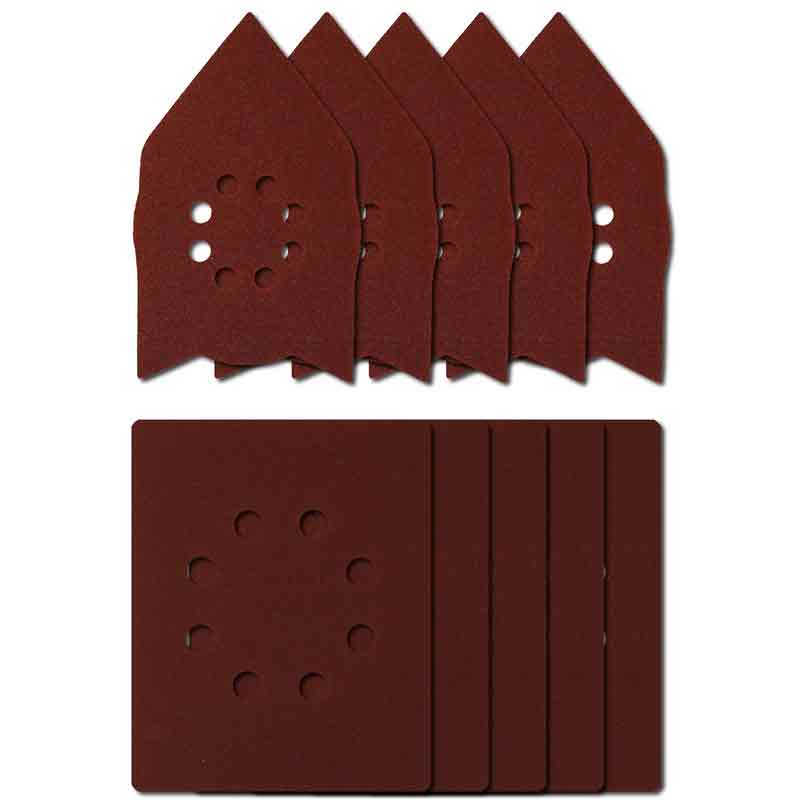 Carta abrasiva per levigatrici Triangolari e rettangolari Einhell per Rt-xs 28