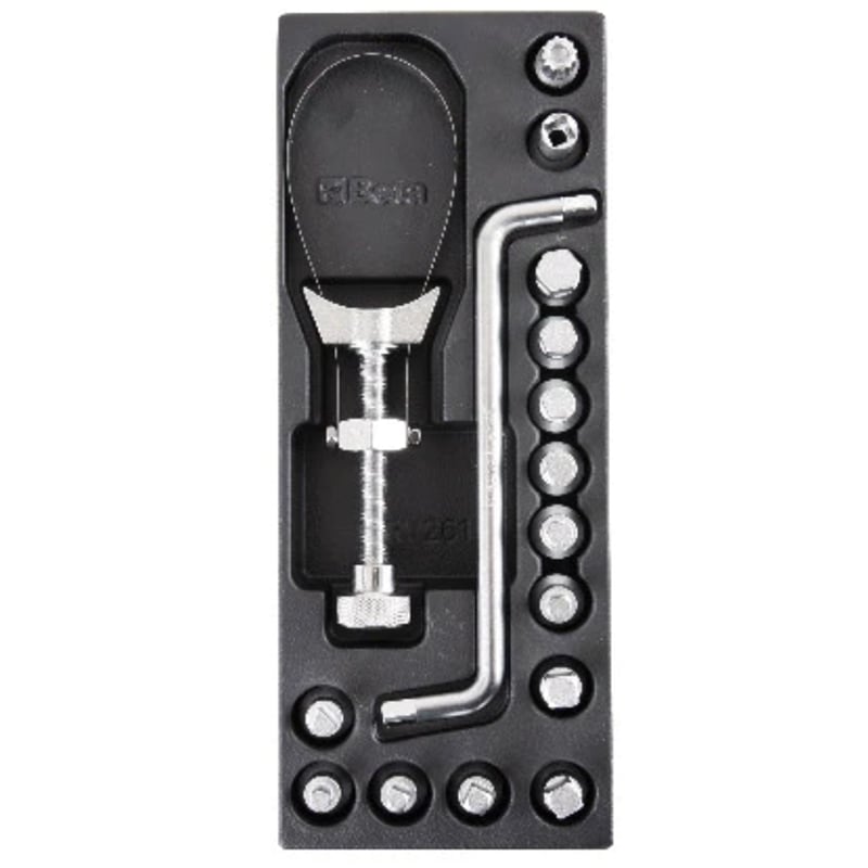 Chiave per filtri olio con bussole in termoformato Beta T264