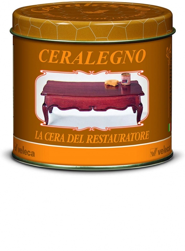 Cera legno Veleca Ciliegio 500 ml cera d'api in pasta