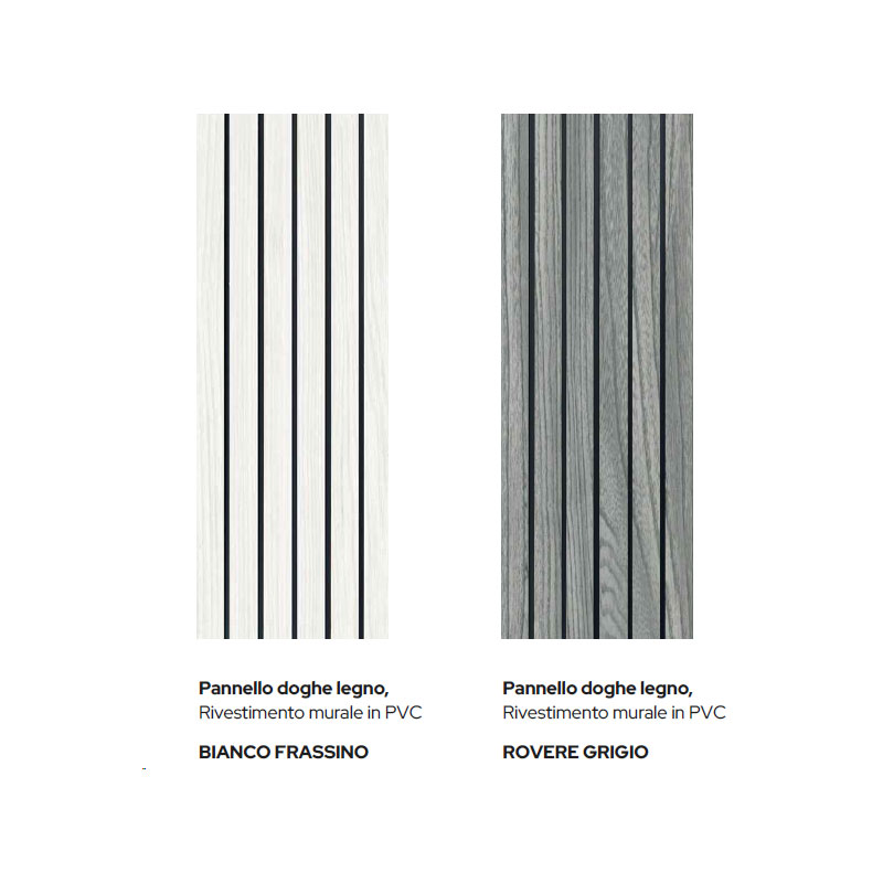 Pannelli decorativi per pareti in PVC effetto Legno 300 x 280 cm