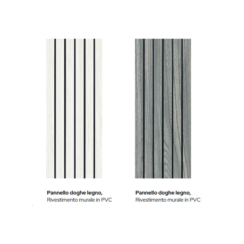 Pannelli decorativi per pareti in PVC effetto Legno 300 x 280 cm