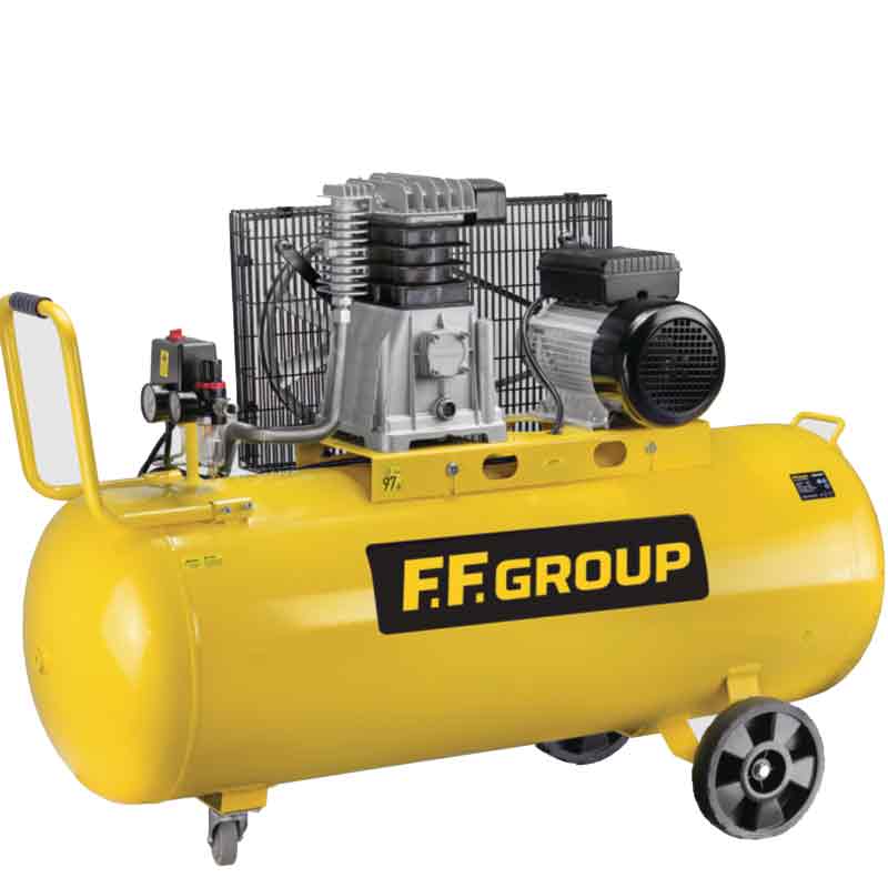 Compressore 150 lt Professionale trasmissione a cinghia Ac-B150/4MC Pro FF Group