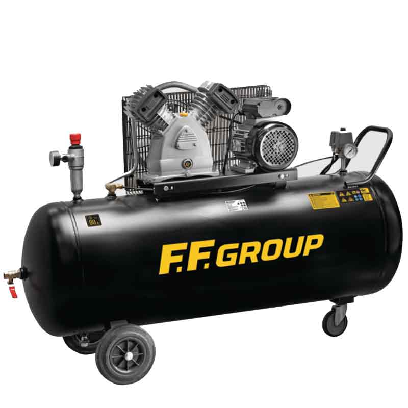 Compressore 200 lt Professionale con AC-B 200/3MC HD FF Group