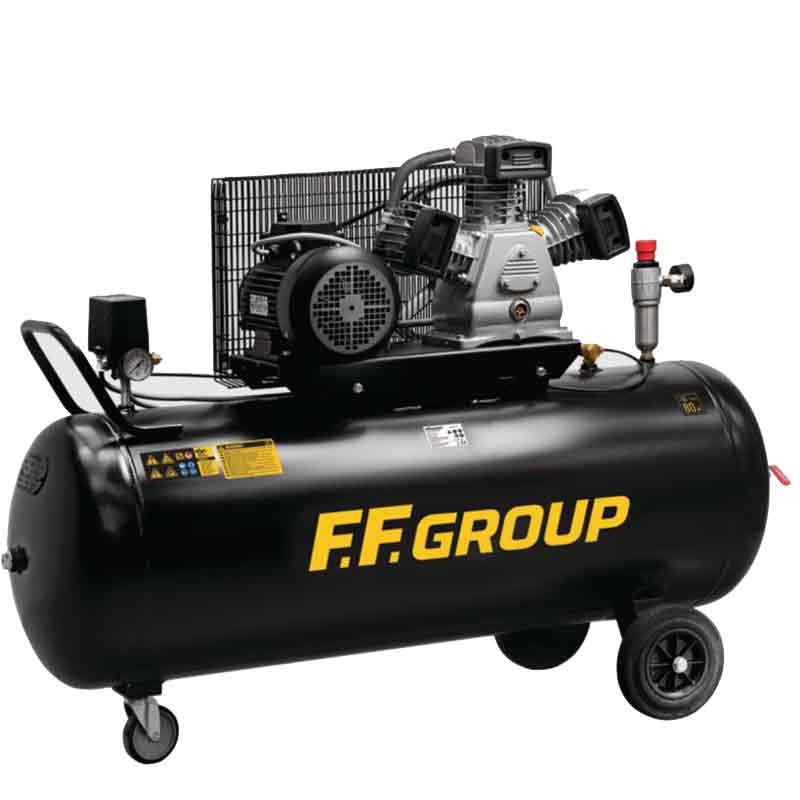 Compressore 200 lt Professionale con AC-B 200/4TC HD FF Group