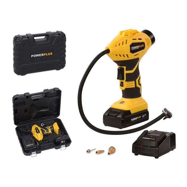 Compressore portatile a batteria 18V Power Plus 