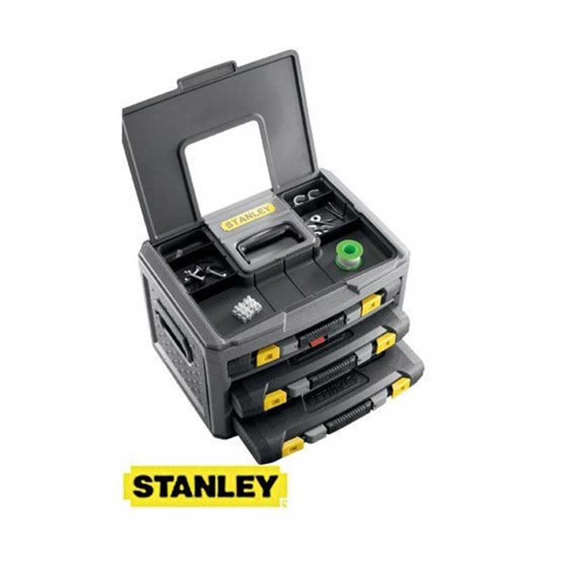 Contenitore a Tre Valigie portautensili assortita 70 pz Stanley 299055