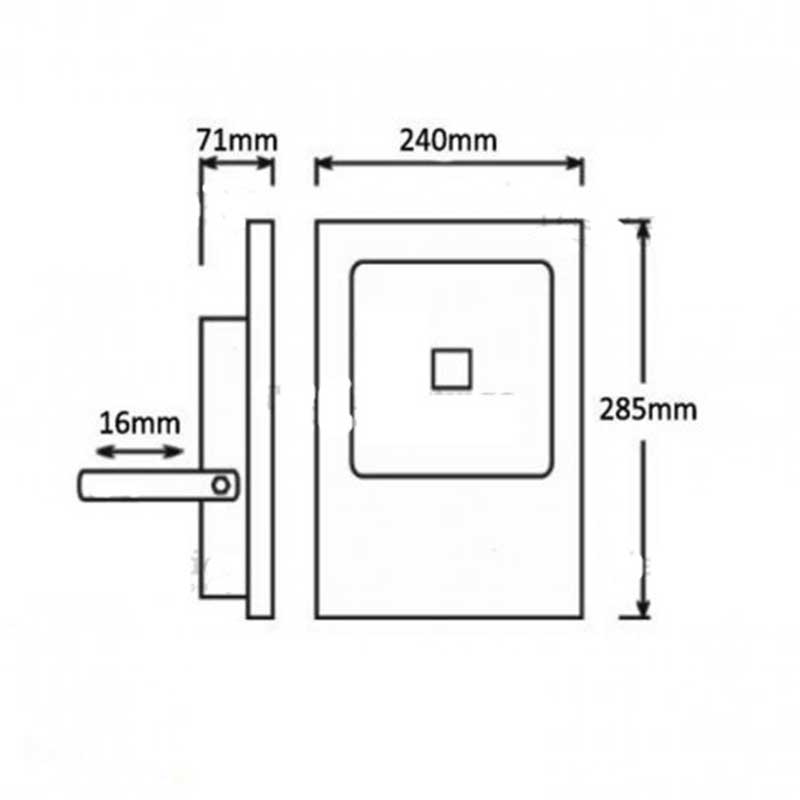 Faretto Led 50 Watt Rosa Trade RT24737