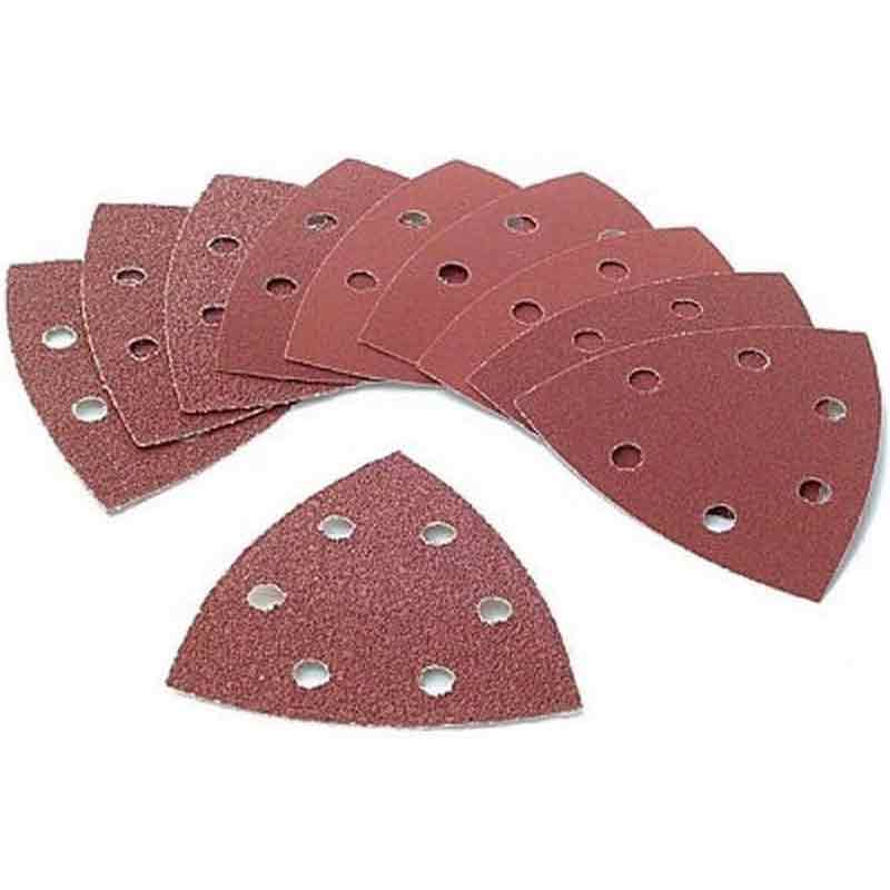 Fogli abrasivi triangolari 95 mm Grana 80 Black and Decker