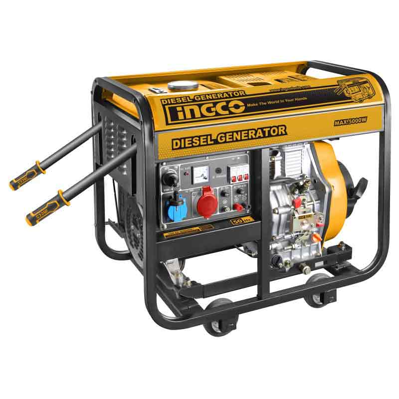 Generatore Trifase 5 kW Diesel Ingco GDE50003