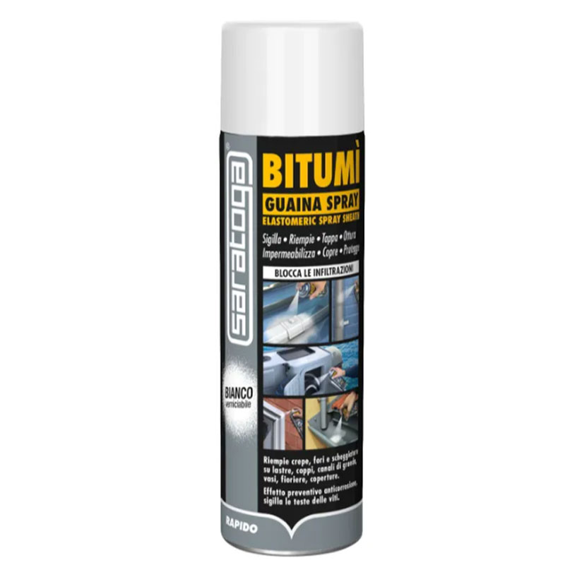 Guaina Spray impermeabilizzante Bianco Saratoga Bitumi