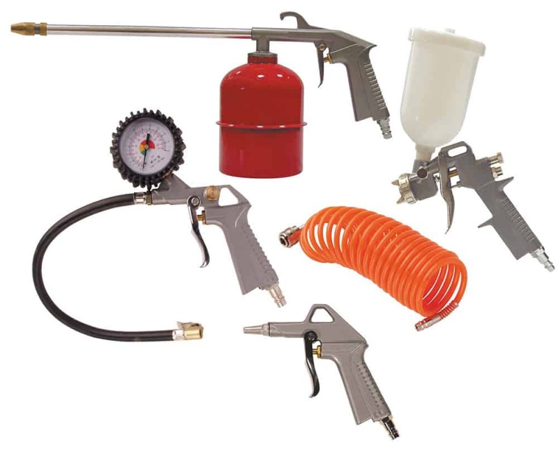 Kit di 5 accessori per compressore Abac