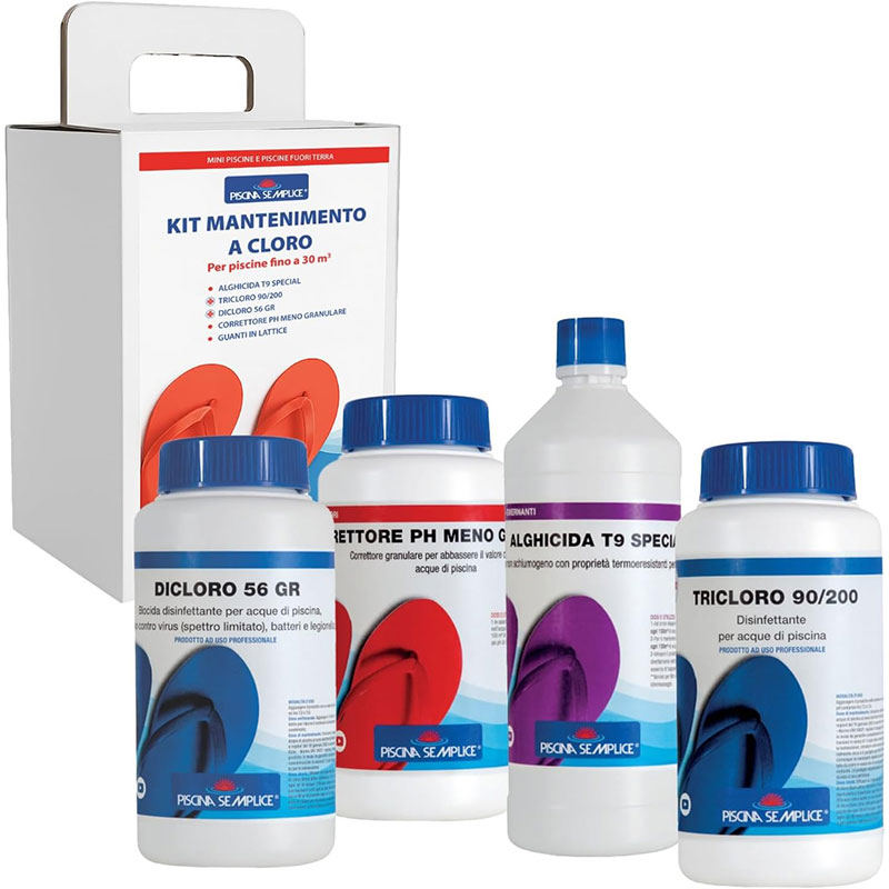Cloro per piscine kit di mantenimento Lapi Chimici