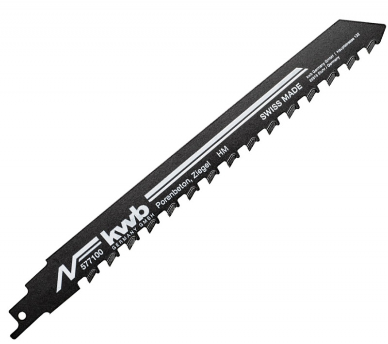Lama per sega a gattuccio per calcestruzzo poroso 240 mm Kwb