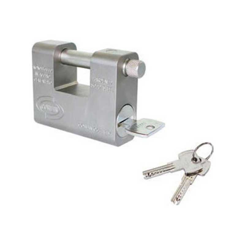 Lucchetto monoblocco in Acciaio Cementato Corbin Grizzly