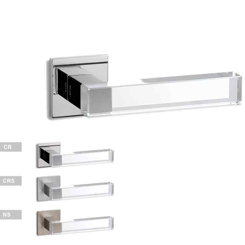 Maniglie per porte interne Shiny R6 Ento