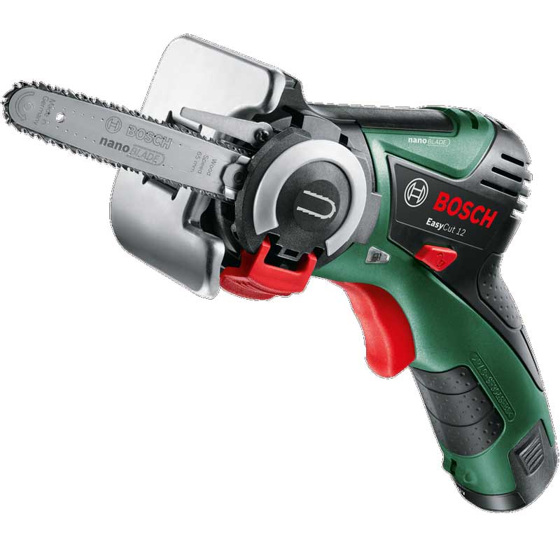 Mini Motosega A Batteria 8 Pollici Per Bosch 18V - Motore Brushless, Oliatore Automatico, Senza Batteria
