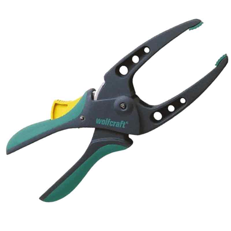 Morsetto appuntito a cricchetto becchi lunghi 70 mm Wolfcraft 3634000