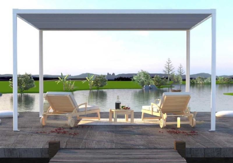 Pergola Motorizzata 400x300 In Alluminio Francesca