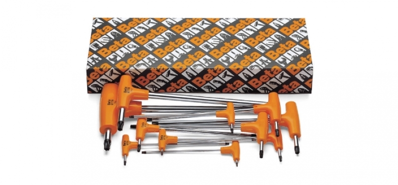 Chiavi Torx a t Maschio piegate con impugnatura Beta Action 6 Pz